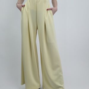 Spodnie damskie typu marcelki bananowy, rozmiar uniwersalny