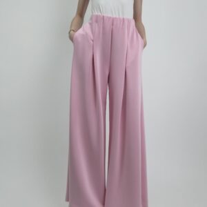 Spodnie damskie typu marcelki pastelowy róż, rozmiar uniwersalny