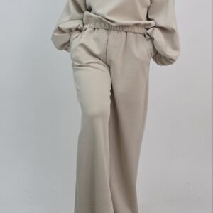 Komplet dresowy masełkowy jasno beżowy, rozmiar uniwersalny