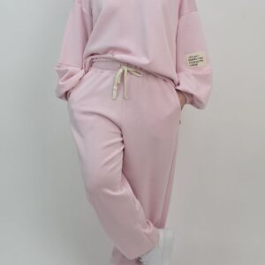 Komplet dresowy w kolorze jasnego różu, rozmiar uniwersalny