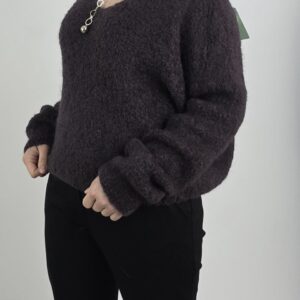 Sweter bukla czekoladowa, rozmiar uniwersalny