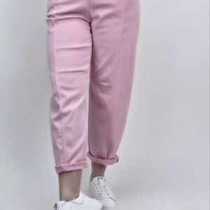 Spodnie damskie bawełniane jasno różowe, rozmiar uniwersalny