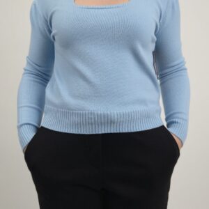 Sweter damski baby blue