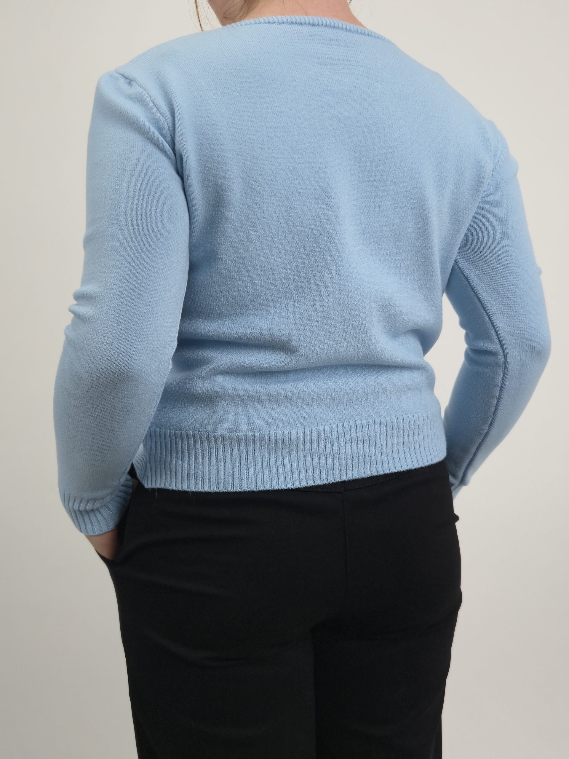 Sweter damski baby blue - obrazek 3