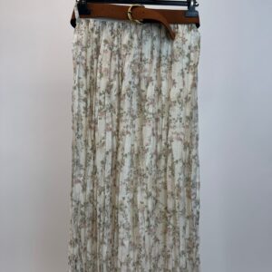 Spódnica wiosenna długa śmietankowa, rozmiar uniwersalny