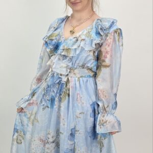 Sukienka Maxi Blue Floral Romance 💙🌸