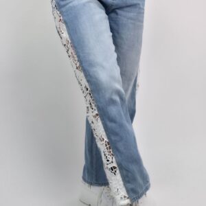 Spodnie Jeansy Lace Side Denim w rozmiarówce