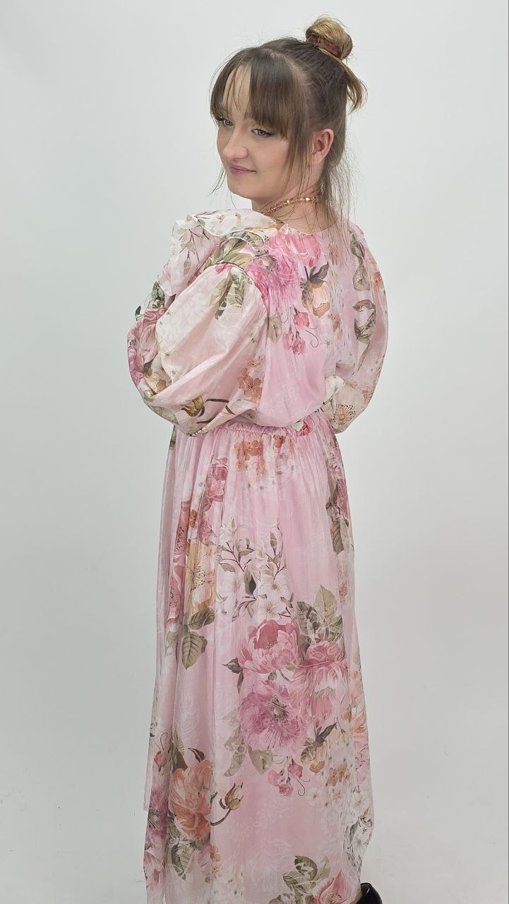 Sukienka Maxi Pink Floral Romance🌸 - obrazek 2