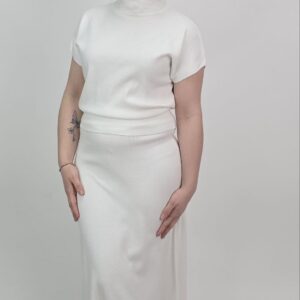 Komplet Dzianinowy Ivory Chic, rozmiar uniwersalny