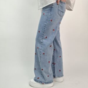 Spodnie Jeansy Strawberry Wide Leg