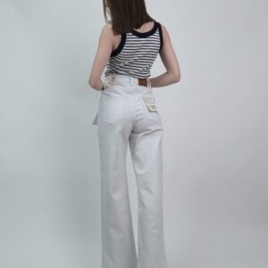 Białe spodnie damskie balloon model -5kg