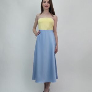 Satynowa spódnica midi damska elegancka lekka