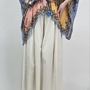 Tunika damska boho wiskoza jedwab kolorowa