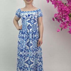 Sukienka maxi dolce wzór elegancka