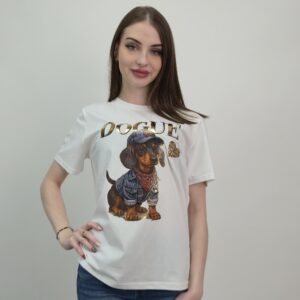 JAMNIK! T-shirt damski Dogue – bawełna