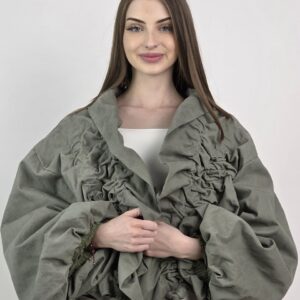 Kurtka marszczona khaki hit sezonu 2026! TOP