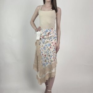 Spódnica Flower Lace Premium Asymetryczna