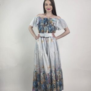 Sukienka Azure Bloom Richelieu Maxi Premium