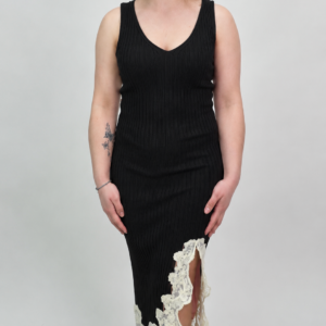Sukienka Midi Tuba Lace Black