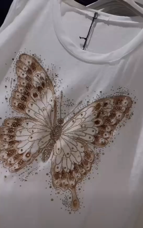 Bluzka Butterfly Glow Motyl Pełen Blasku Stylu