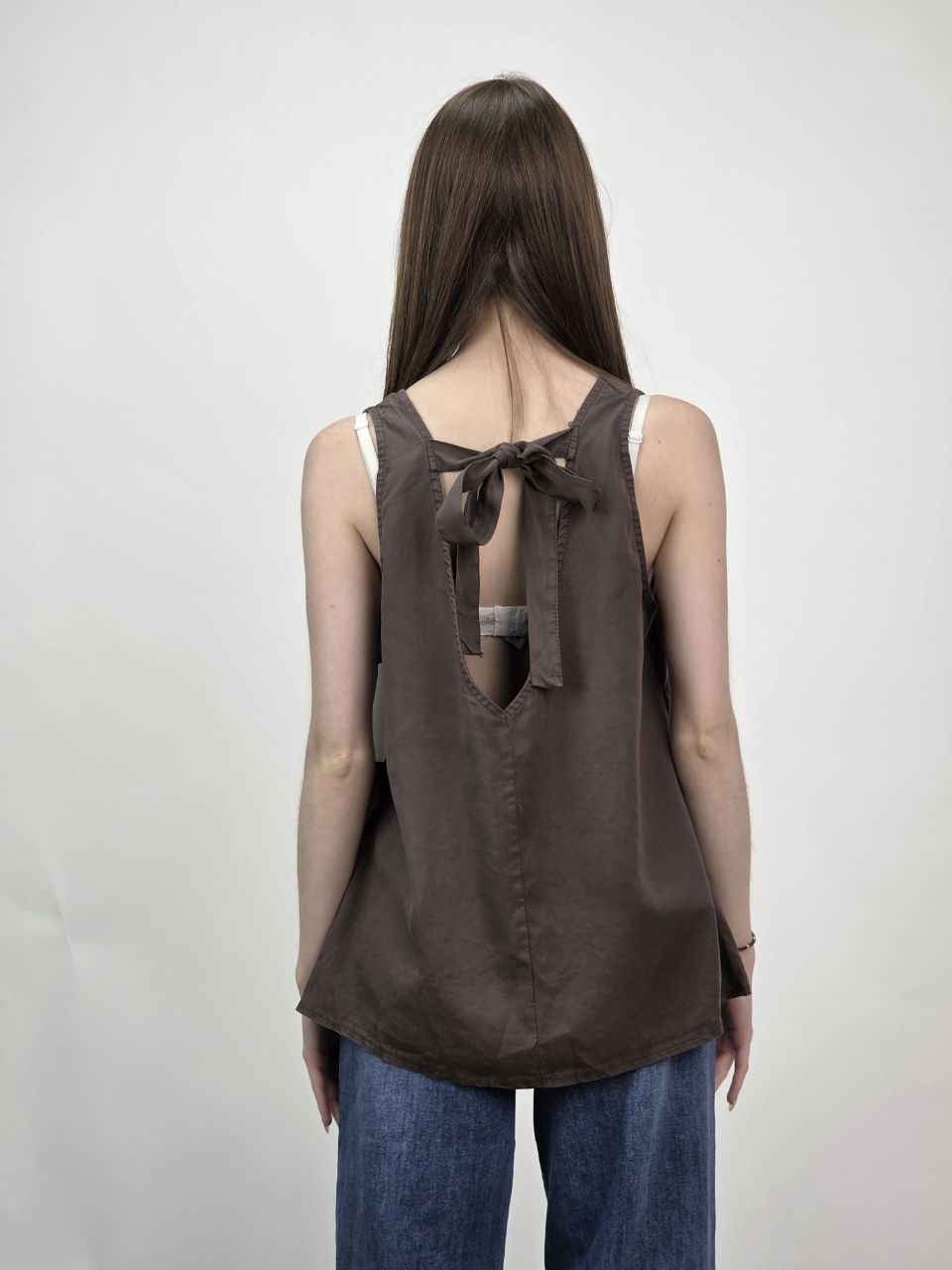Bluzka Lyocell Chocolate Bow – 100% lyocell - obrazek 3