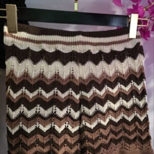 Szorty Ażurowe Boho kolor Mocha