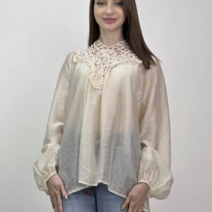 Bluzka z koronką Venezia Lace– lyocell premium