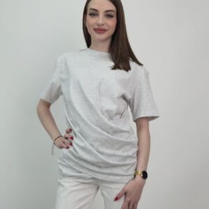 Bluzka Jemiołka szary Elegancja i Komfort