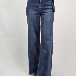Jeansy Golden Charm Flared z wysokim stanem