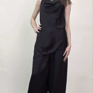 Czarny komplet damski Milano Black włoska moda