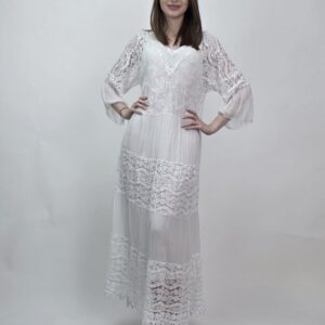 Sukienka Silk Romance koronkowa premium jedwab