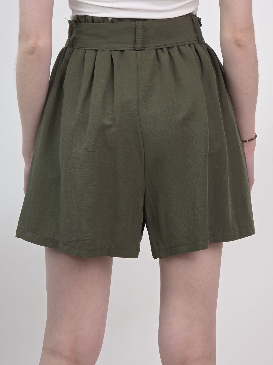 🌿 Lniano-Wiskozowe Szorty Safari Chic 🌿 - obrazek 3