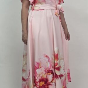 Sukienka Maxi Pink Blossom Premium
