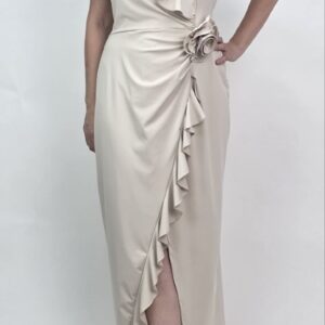 Sukienka Maxi Rose Elegance Champagne