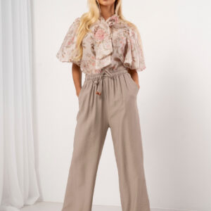 Spodnie Palazzo Soft Beige eleganckie