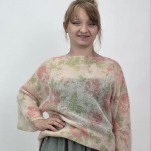 Sweter Moherowy BellaMora Peony– 70% Kid Moher