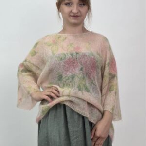 Sweter Kid Mohair Blossom Garden Premium Mohair
