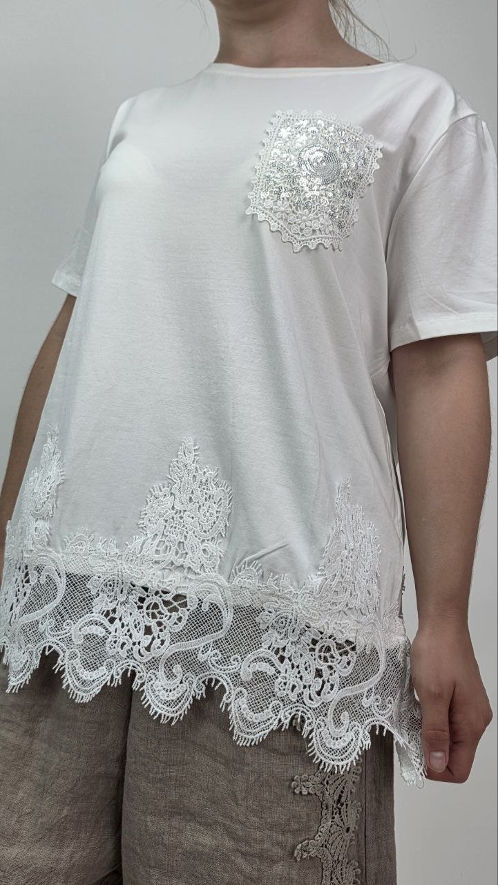 Bawełniana Bluzka Romantic Lace