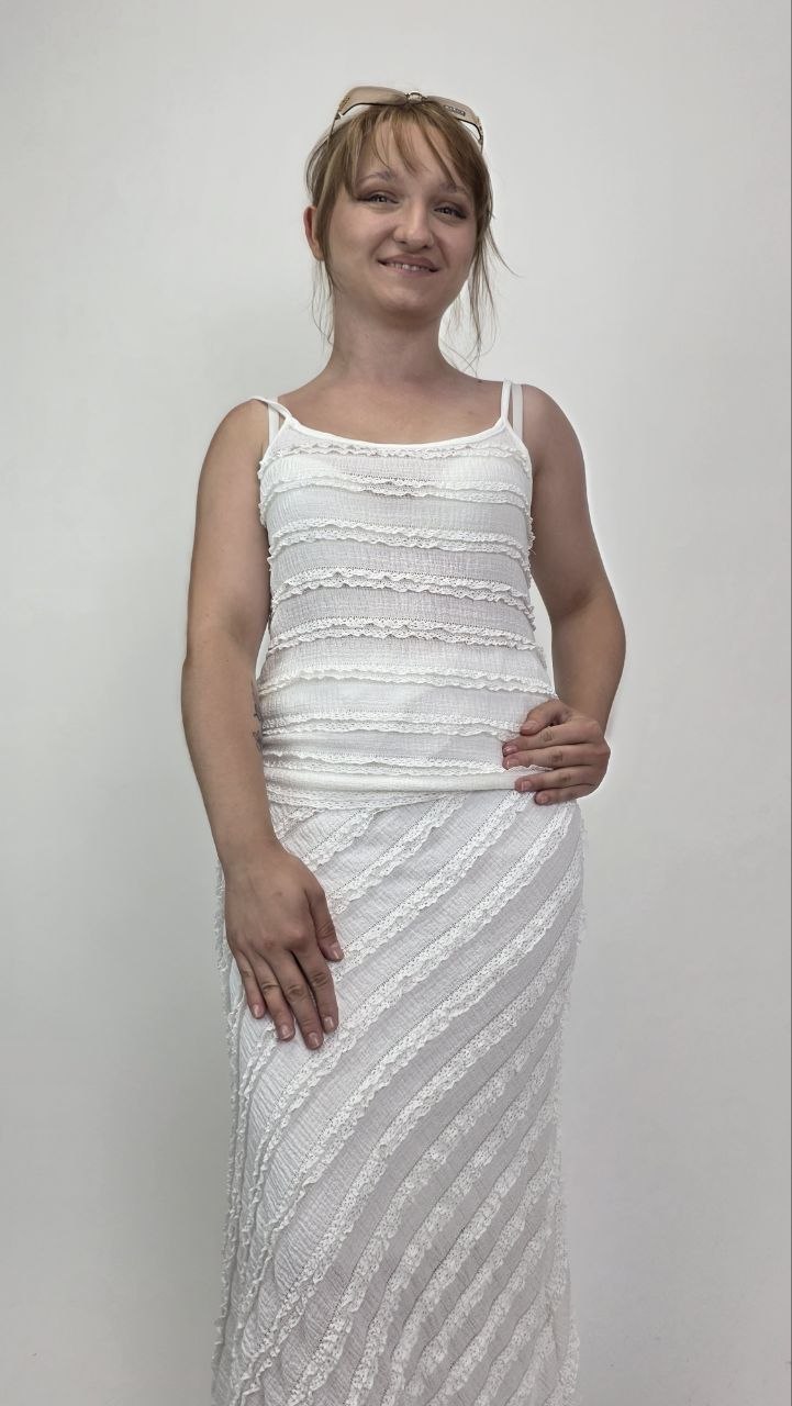 Włoski Komplet Soft Lace White - obrazek 2