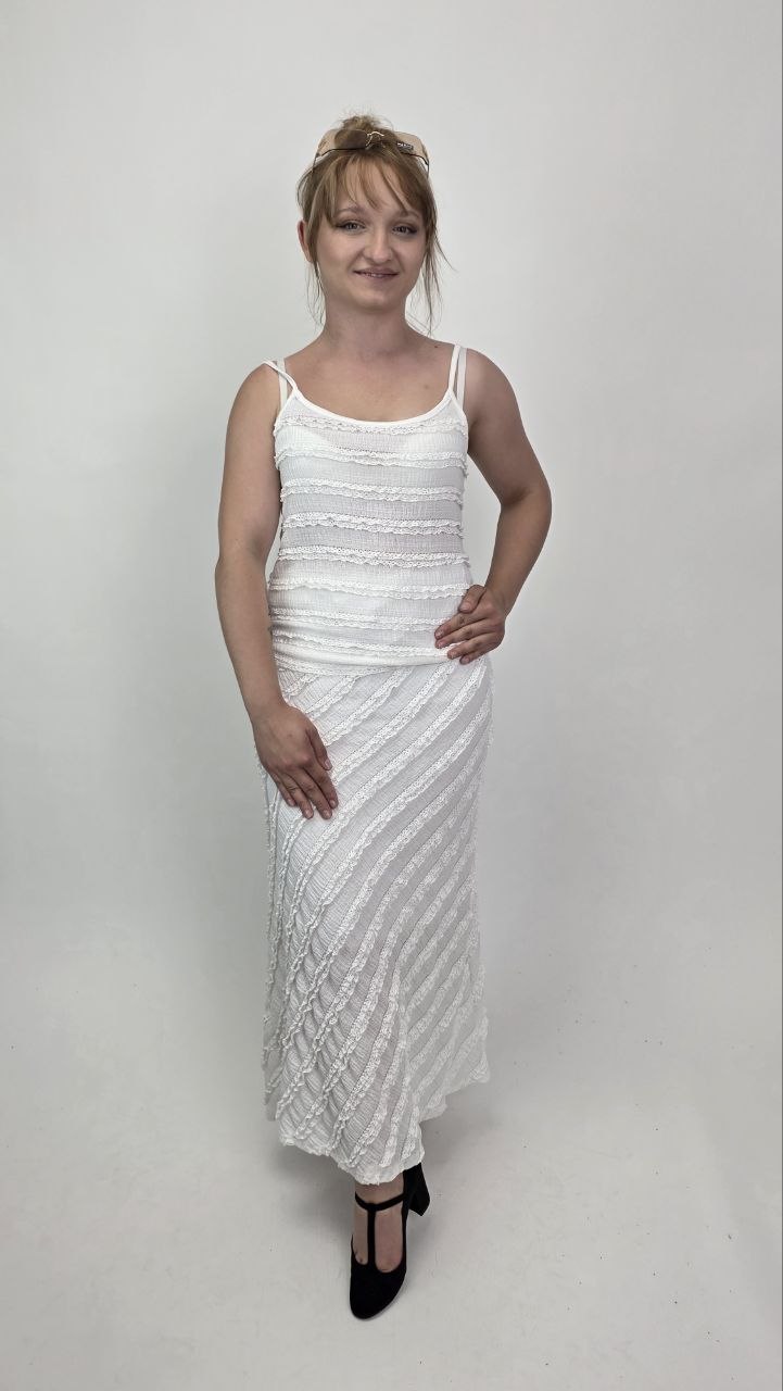 Włoski Komplet Soft Lace White