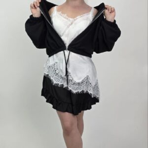 Włoska bluza bawełniana Firenze Black