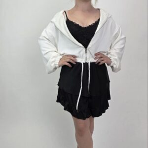 Włoska bluza bawełniana Firenze White
