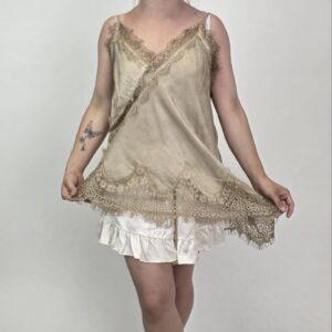 Asymetryczny top Toscana Lace Sand