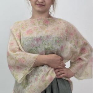 Sweter Kid Mohair Rose Garden – 70% Kid Mohair