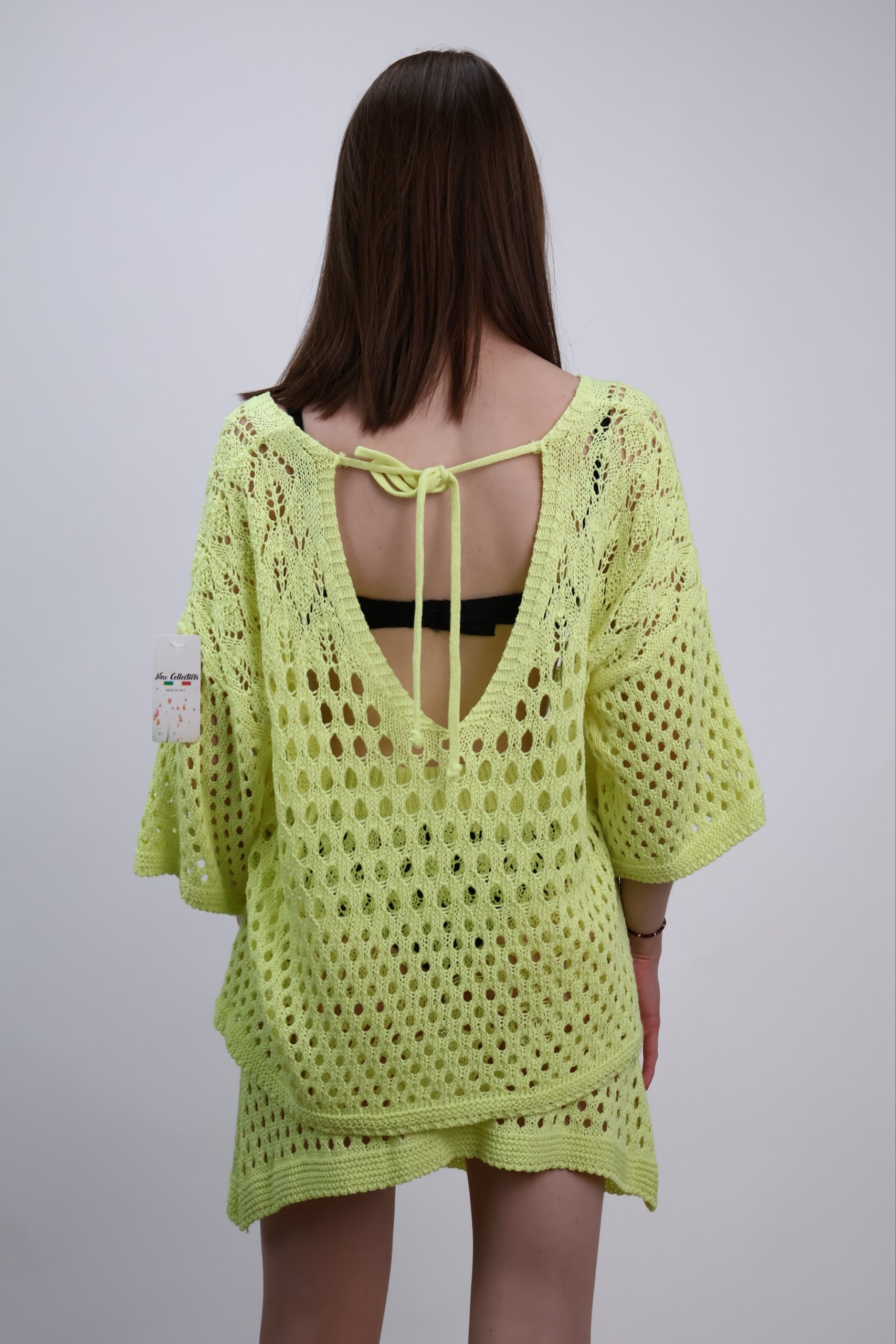 Komplet Crochet Riviera limonkowy - obrazek 2