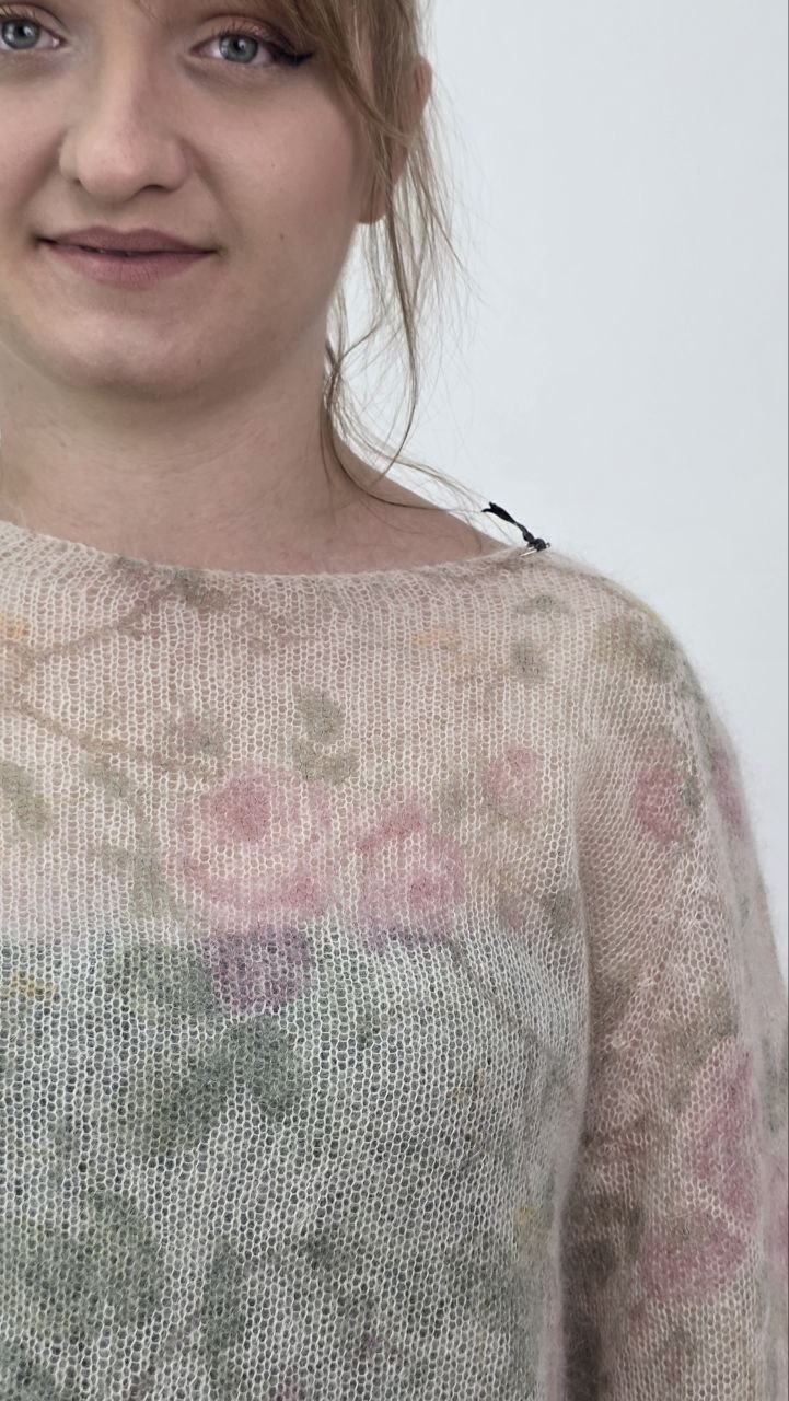 Sweter Moherowy Rosalie– Kid Moher Premium 70% - obrazek 2