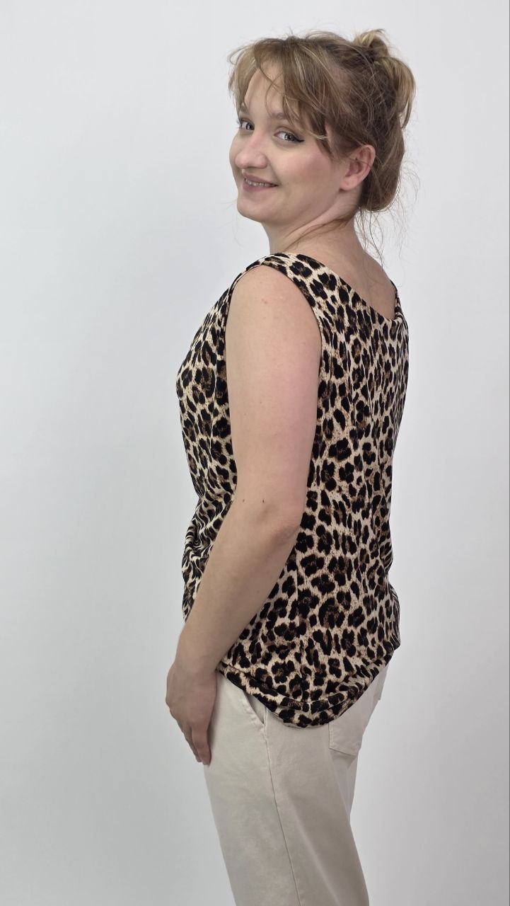 Top Wild Elegance Leopard elegancki - obrazek 2