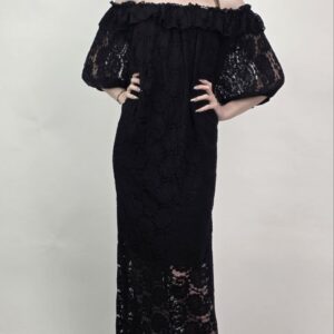 Sukienka Koronkowa Black Romance Maxi