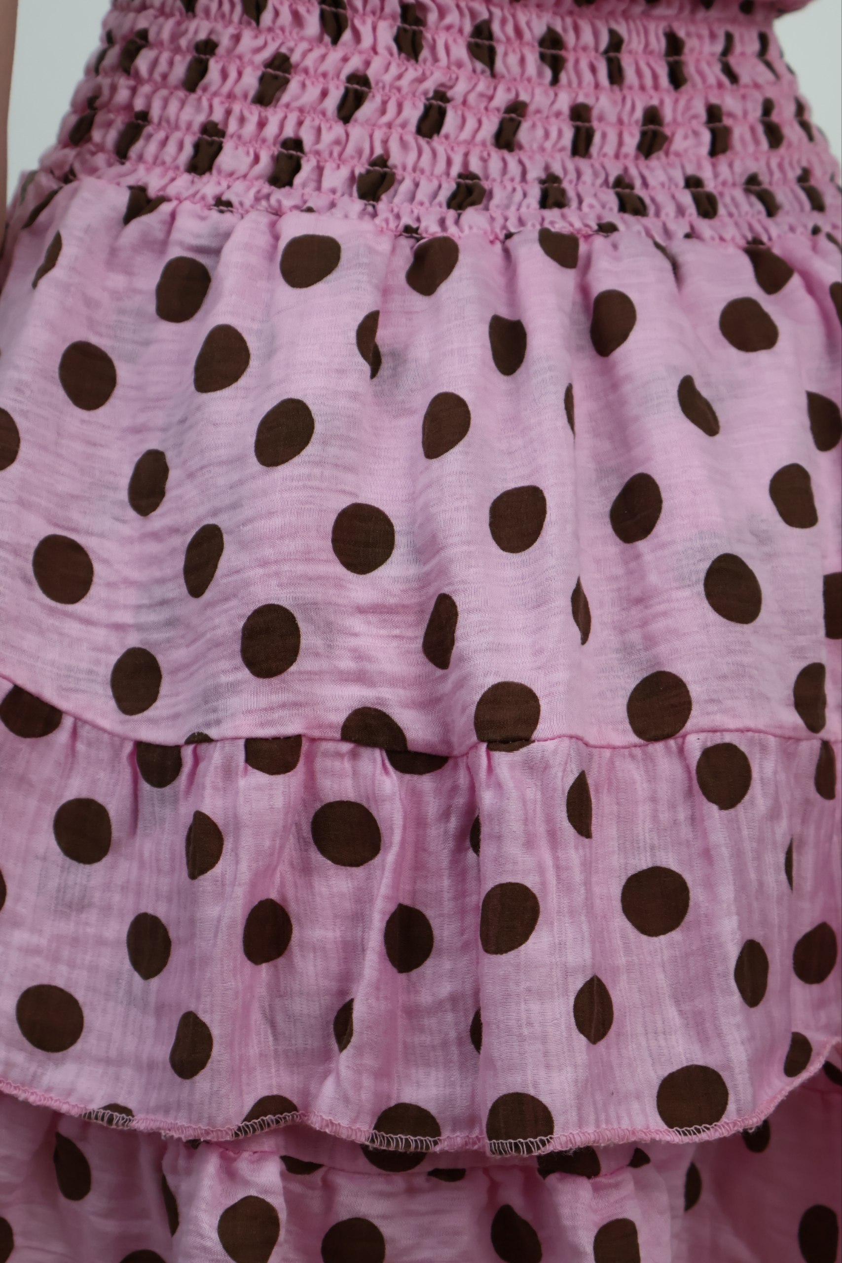 Kombinezon spódnico-spodnie Tencel Dots Rosa - obrazek 4