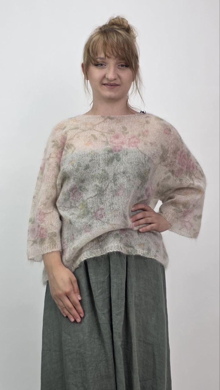 Sweter Moherowy Rosalie– Kid Moher Premium 70% - obrazek 4